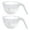 White, variant on Monyance Microwave Cooking Bowl 2pcs Mixing Bowl with Handle Batter Bowl for Home Kitchen(7.87X4.92X2.95Inches)
