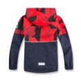 thumbnail image 3 of MGEOY Boys Rain Jackets Lightweight Waterproof Hooded Raincoats Windbreakers for Kids, 3 of 8