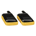 thumbnail image 4 of Motorola Talkabout T475 Two Way Radio 6-Pack Walkie Talkies Black/Yellow 22 Channels PTT Earpieces Carrying Case Rechargeable, 4 of 6