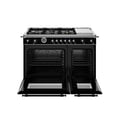 thumbnail image 3 of Bertazzoni Her486btfgmt Heritage 48" Wide 7.1 Cu. Ft. Free Standing Gas Range - Nero, 3 of 4