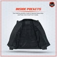 thumbnail image 7 of Daniel Smart Men Motorcycle Lambskin leather Jacket Classic Black Biker Leather Jacket Fully Lined and Durable., 7 of 7