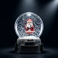 thumbnail image 4 of Fmbmuo Christmas Snow With Light Resin Glass Snowball Ornament Light Up Holiday Desktop Decor Xmas Gift For Kids Home Tabletop Decoration, 4 of 7