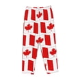 thumbnail image 4 of Haiem Canada Women's Pajama Pants Ultra Lightweight Pjs Bottoms Sleepwear Bottom Pants With Pocket Drawstring-Small, 4 of 9