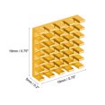 thumbnail image 3 of Uxcell 19x19x5mm Aluminum Heatsink Electronic Radiators for MOS IC Chip Gold Tone 5 Pack, 3 of 5