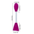 thumbnail image 2 of 2\-Heads Silicone Face Brush Facial Mud Beauty Applicator Mixing Stick DIY Skin Care Tool, Type No.8, 2 of 9