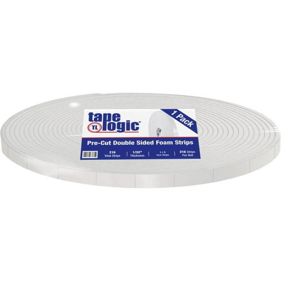1" x 3" Tape Logic - 1/32" Double Sided Foam Strip