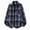#467-Dark Blue, variant on Ceisia Men's Loose Fit Plaid Button Down Long Sleeve Lapel Shirt Jacket Casual Overshirt With Chest Pocket Gift
