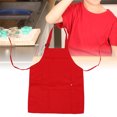thumbnail image 3 of Delantal para niños con bolsillos Delantal con pechera para niños para cocinar y hornear, 3 of 8