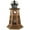 Brown, variant on MRLESS Vintage Wooden Candle Lantern Portable Lighthouse Holder for Home Wedding Party