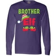 thumbnail image 3 of Inktastic Christmas Brother Elf Long Sleeve T-Shirt, 3 of 5