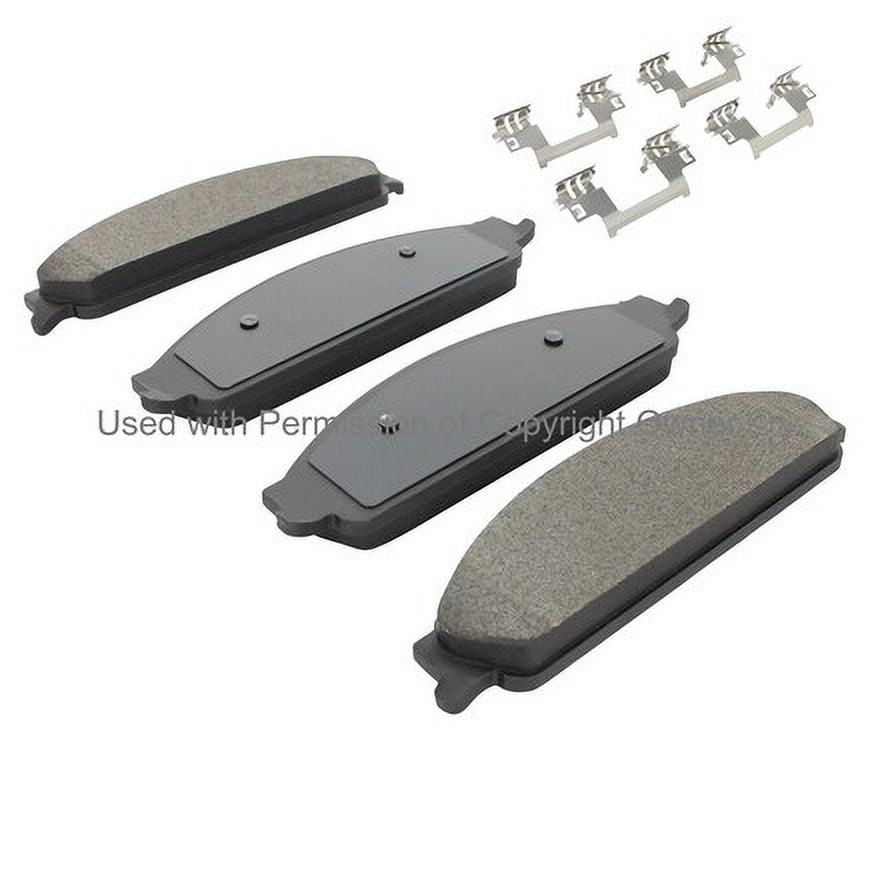 Mpa Electrical 1003-1070C Quality Built Disc Brake Pad Set   Black Series,