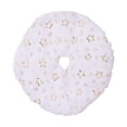 thumbnail image 1 of jifeng Mini Christmas Tree Skirt 15" Tree Apron for Farmhouse Holiday Doorway Gold Stars, 1 of 9