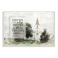 thumbnail image 2 of Stupell Be Joyful In Hope Distressed Church with Trees Photograph, 12 x 18, Proudly A - 12 x 18, 2 of 5
