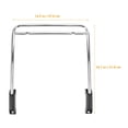 thumbnail image 3 of MasteelfCA Repose-Pieds de Chaise une Pièce en Acier Inoxydable avec Placage Électrolytique (Argent), 3 of 9
