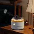 thumbnail image 1 of Battery Powered Aromatherapy Machine Colorful Flame Light Large Mist Output Ultra Quiet Operation 0-8H Timer Volcano Design Humidifier for Home Bedroom Relaxation Air Moisturizing Tool, 1 of 6