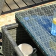 thumbnail image 6 of Moda Furnishings 5 Seater Patio Wicker Sofa Set in the Outdoor, 5 pieces, Grey, 6 of 10