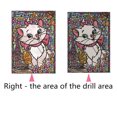 thumbnail image 2 of DIY 5D diamante pintura gato colorido completo taladro cristal Rhinestone bordado pinturas artes artesanía para, 2 of 8