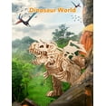 thumbnail image 3 of MIEBELY 3D Wooden Puzzles for Adults - T-Rex Dinosaur Model Kits can Walk and Roar, Mechanical Dinosaur Toys for Boys Kids Ages 8-10-12-14, 3D Puzzles Building Kit Gifts for Teen Men Women, 3 of 7