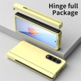 thumbnail image 4 of SaniMore for Samsung Galaxy Z Fold 4 Case, Shockproof Armor Hinge Rugged PC Folding Cover for Samsung Z Fold 4 with HD Film Screen Protector Military Grade Protection with S-Pen Stylus, Yellow, 4 of 9