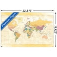 thumbnail image 3 of Map - Pastels Wall Poster, 14.725" x 22.375", 3 of 3