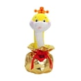 thumbnail image 2 of Muñeco de peluche de serpiente de peluche, juguete de peluche de serpiente china 2025, figura de serpiente de peluche animal , Amarillo, 2 of 8