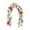 C, variant on CuiLiyq Christmas Poinsettia Garland, 6 Ft Soft Thick Green Faux Cedar Pine Garland with Red Berries, for Home Fireplace Wall Decoration Indoor Outdoor Holiday Party Decor