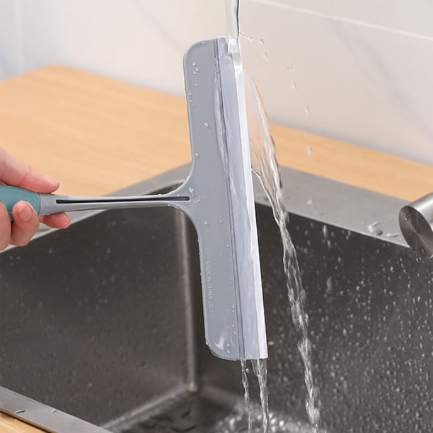 Raclette de douche douche squeegee fenêtre verre essuie-glace cleaner avec silicone support Raclette de douche douche squeegee fenêtre verre essuie-glace cleaner avec silicone support