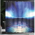 thumbnail image 4 of Ambesonne Sports Shower Curtain, Basketball Arena Game, 69"Wx70"L, Navy Black, 4 of 5