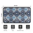 thumbnail image 5 of Blue Geometric Pattern Door Rugs,Washable Non Slip Door Mats Indoor,Decorative Door Mats,Entry Mat Indoor for Entrance,Bedroom,Kitchen,Bathroom,30"x17", 5 of 6