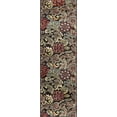 thumbnail image 3 of Deco Transitional 2' x 7.7' Brown and Red Polypropylene Indoor Area Rug, 3 of 8