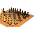 thumbnail image 7 of Zagreb Series Chess Set Ebony & Boxwood Pieces with Queen's Gambit Board - 3.25" King, 7 of 7