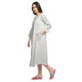 thumbnail image 2 of Moomaya Cotton Printed Button Down Nightdress For Women Nursing Night Gown, 2 of 6