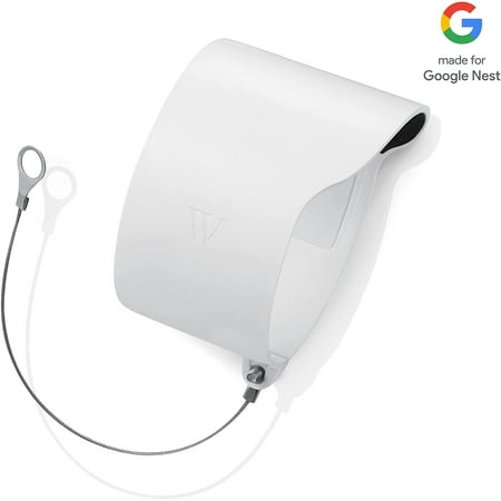 Wasserstein - Anti-Theft Mount for Google Nest Cam (Battery) - White