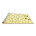 thumbnail image 2 of Ahgly Company Machine Washable Indoor Rectangle Trellis Yellow Contemporary Area Rugs, 2' x 4', 2 of 4