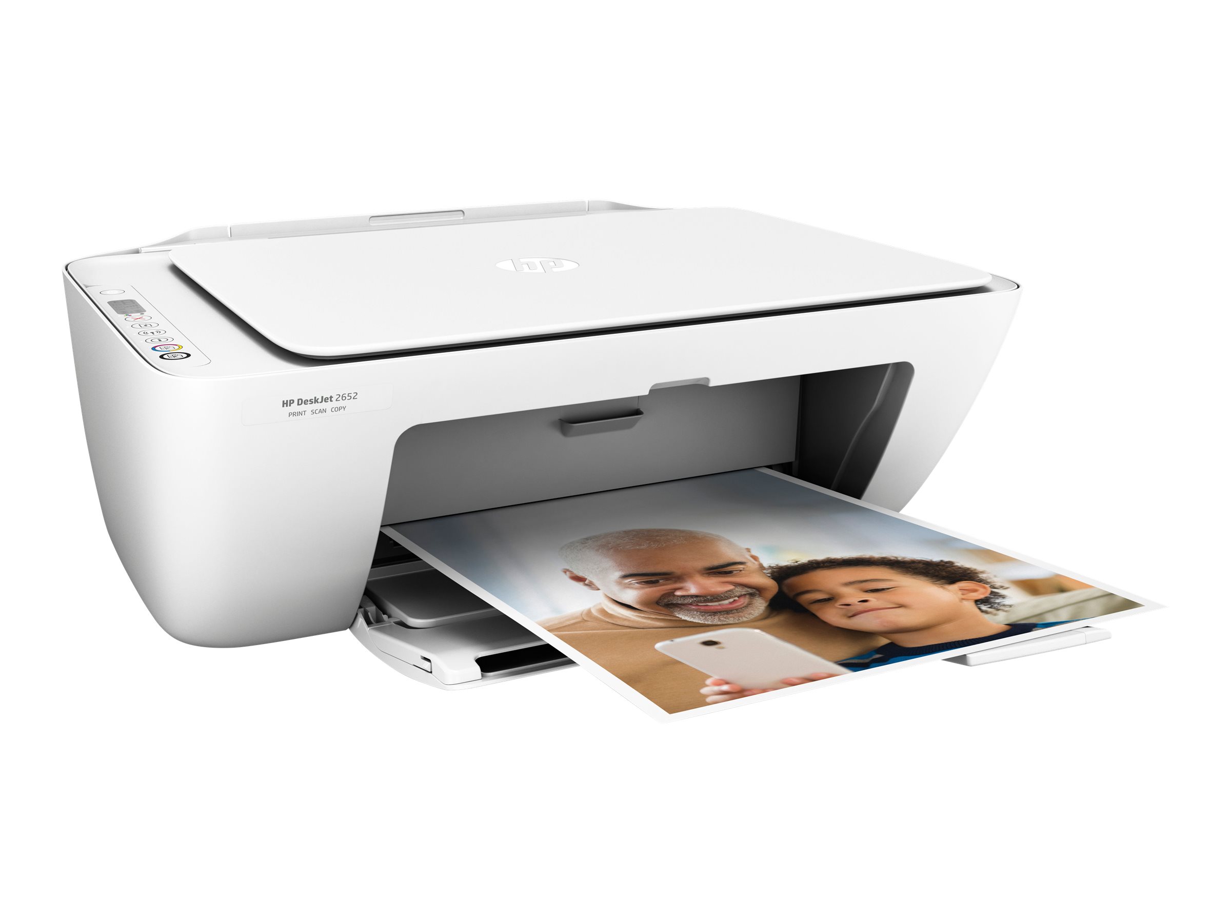 HP Deskjet 2652 All-in-One - Multifunction printer - color - ink-jet - 8.5  in x 11.7 in (original) - A4/Legal (media) - up to 6 ppm (copying) - up to  7.5 ppm (