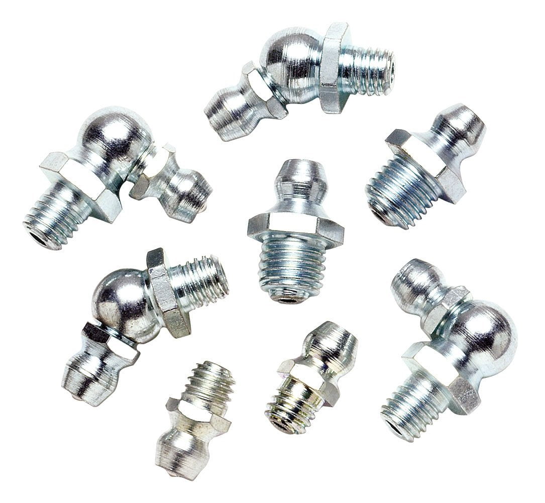 25716 Metric Grease Fitting, Set includes two of each By OEMTOOLS