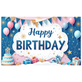 thumbnail image 3 of Colorful Design Happy Birthday Banner Decorative Elements Celebration Decor Star Theme for Birthday Party Indoor Decoration Photo Shoot, 3 of 7