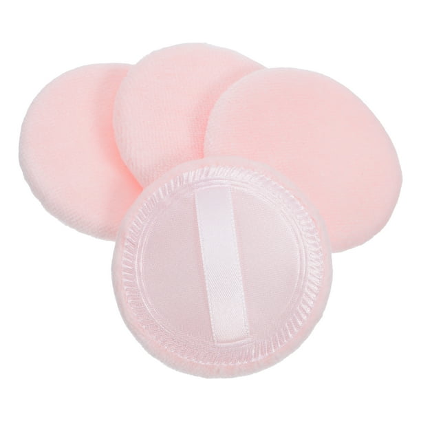 4 Unids Puff Redondo en Polvo Maquillaje Cojín de Aire Esponja Puff No Fluorescente Corrector Fundación Cosmética Puff Tamaño M