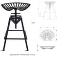 Rustic Metal Tractor Seat Bar Stool 27.533.4inch Counter Bar Height
