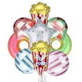 thumbnail image 1 of Multi Color Aluminum Foil Balloons with Ice Cream Donut Designs for Party Decoration 9pcs, 1 of 8