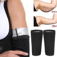 thumbnail image 3 of Recortador 1 Par de Compresión de Sudor Reducir Celulitis Mangas Shaper Mujeres Hombres Deportes Ejercicio Pérdi M Macarena Mangas de brazo adelgazantes, 3 of 8