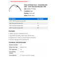 thumbnail image 2 of Front Left Brake Hose - Compatible with 2007 - 2018 Chevy Silverado 1500 2008 2009 2010 2011 2012 2013 2014 2015 2016 2017, 2 of 2