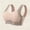 Beige, variant on YHAJDS Women's Jelly Bra Wireless Push Up Two Tone Lace Breathable Daily