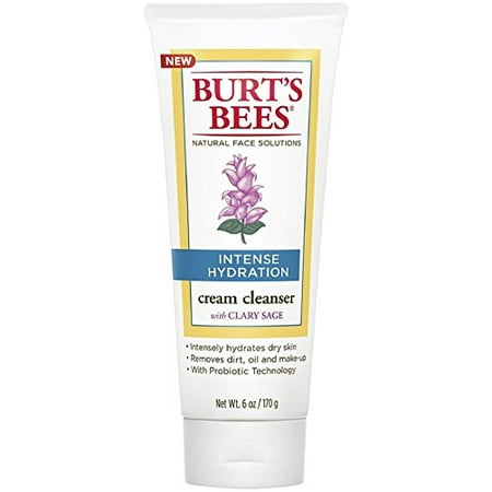 Burt's Bees Intense Hydration Cream Cleanser 6 oz (Pack of