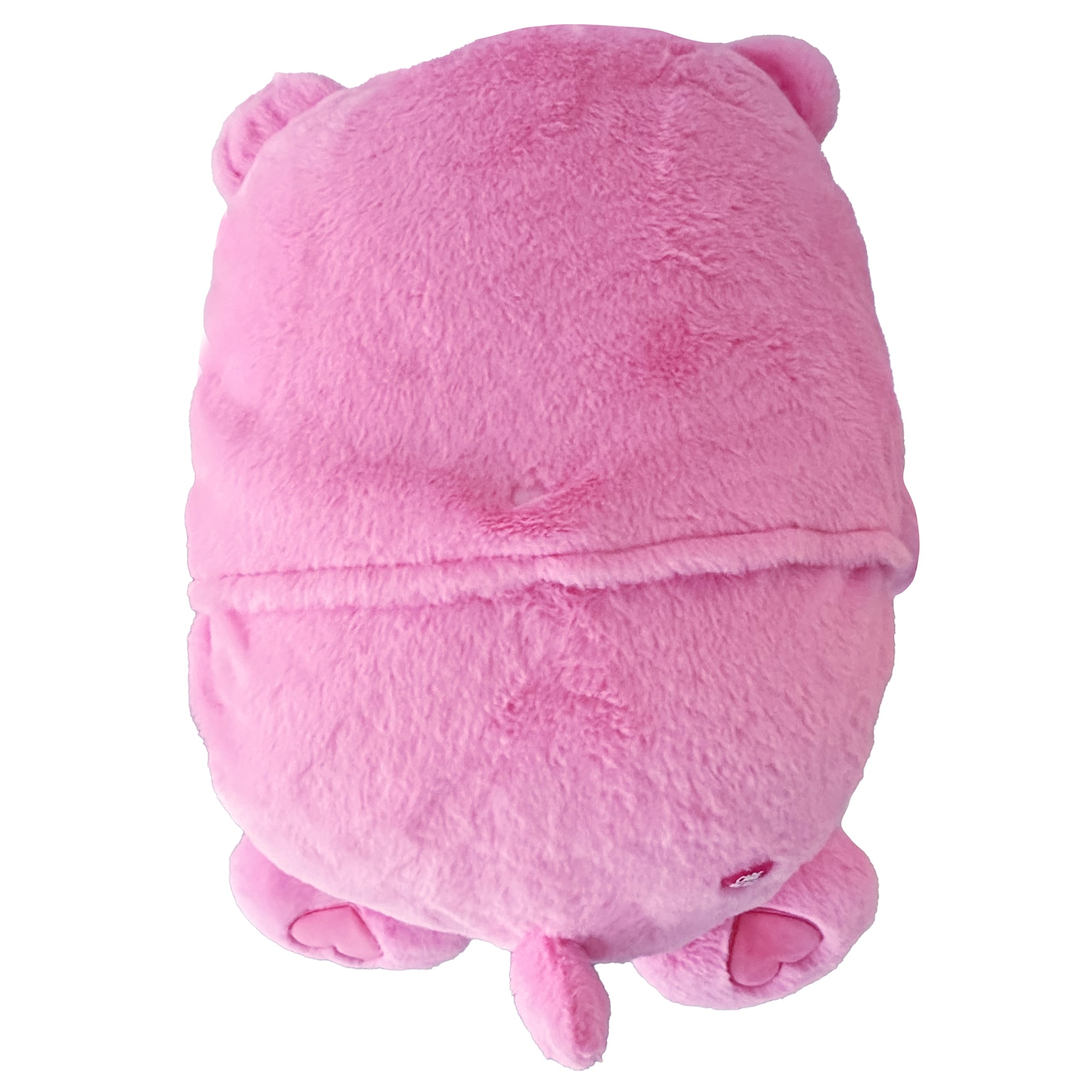 Happy Nappers: Care Bears Pillow Pocket Pal - Cheer Bear - Plush Character Pillow Case, Animal Cover w/ Weighted Paws, Soft Huggable Companion, Kids