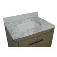 thumbnail image 6 of Avery 30" Bathroom Vanity with Gray Oak Cabinet and Carrara Marble Top, 6 of 7