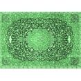 thumbnail image 1 of Ahgly Company Indoor Rectangle Medallion Emerald Green Traditional Area Rugs, 3' x 5', 1 of 4