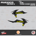 thumbnail image 4 of Kalair GFX Graphics Kit for KTM Enduro 2-Stroke 125 XC, 250 XC and 300 XC (2019-2022) Rugged Series, 4 of 5