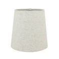 thumbnail image 5 of MERIVILLE Linen Clip-On Chandelier Lamp Shades, 4 x 5 x 5 in, Natural, Set of 5, 5 of 5