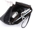 thumbnail image 3 of Bolso de mano para hombre, bolso tejido de cuero suave, bolso de mano para hombre, bolso casual sencillo para hombre, bolso de mano, bolso tipo sobre estilo coreano, 3 of 5